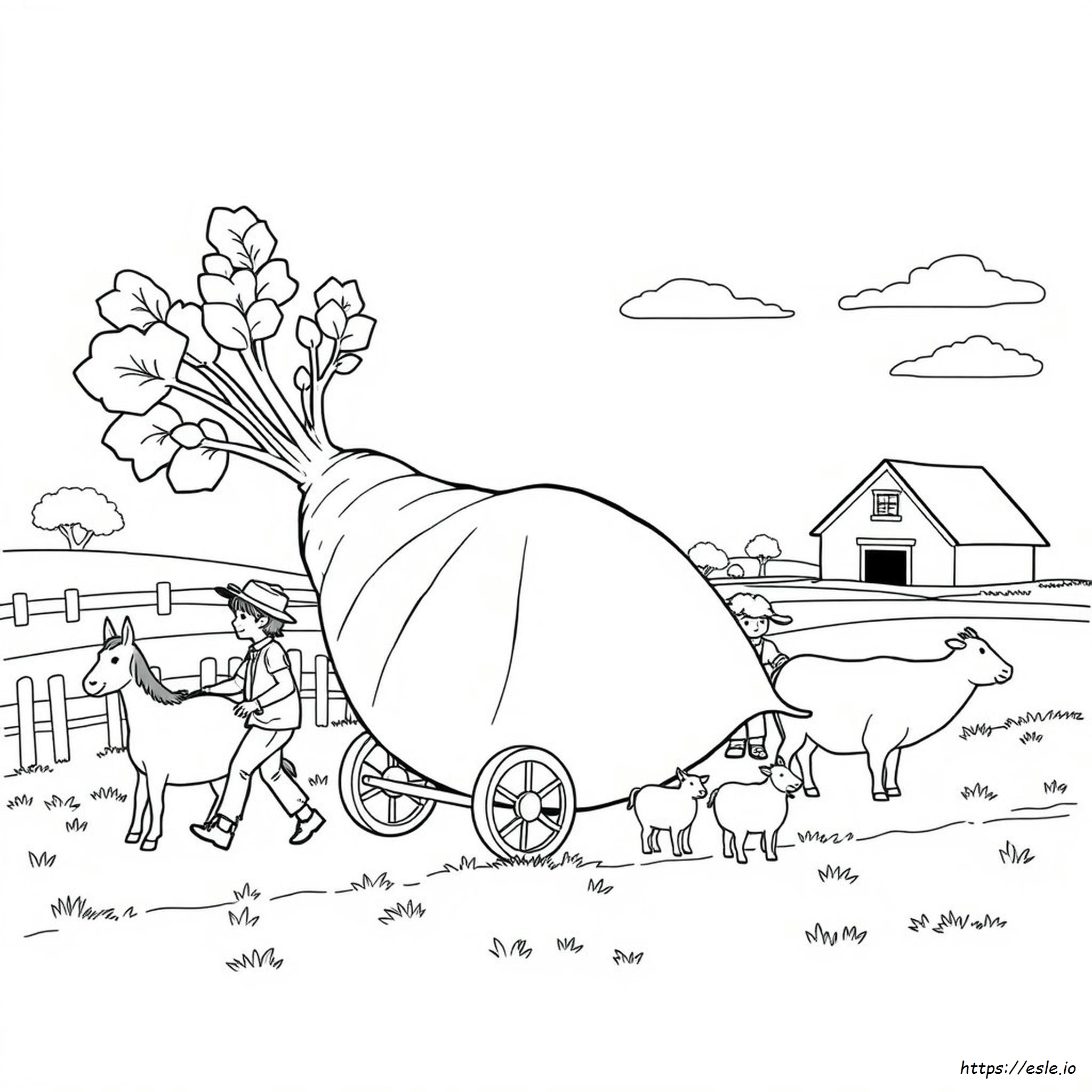 Enormous Turnip Colouring