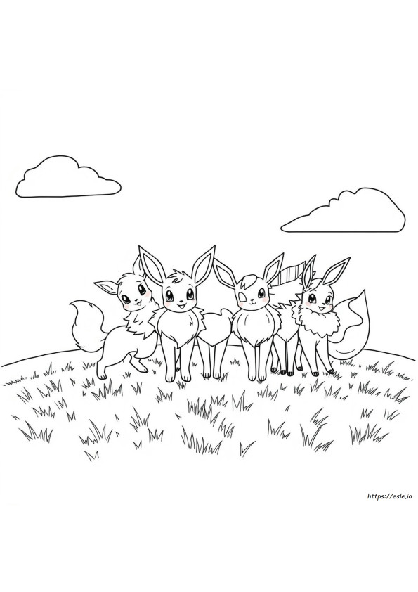 Mewarnai Eeveelution