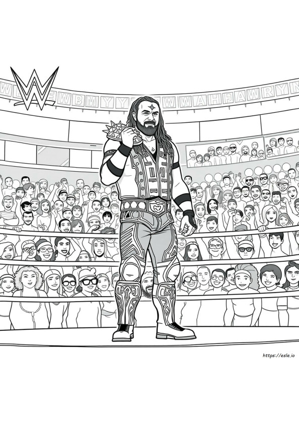 Wwe Jeff Hardy Coloring Pages