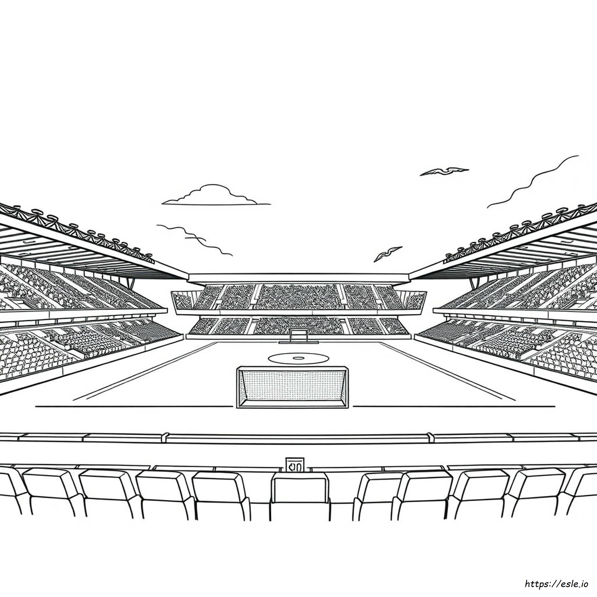 Old Trafford Colouring Pages
