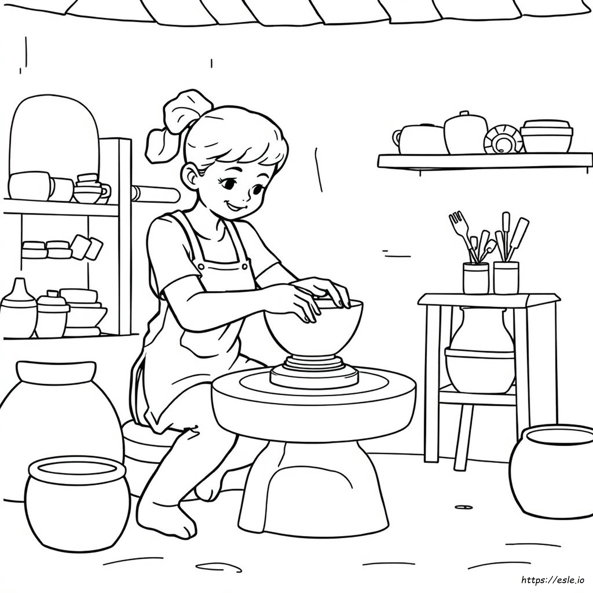 粘土のぬりえの作り方
