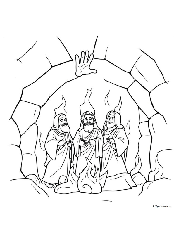 Shadrach Meshach And Abednego Coloring Sheet