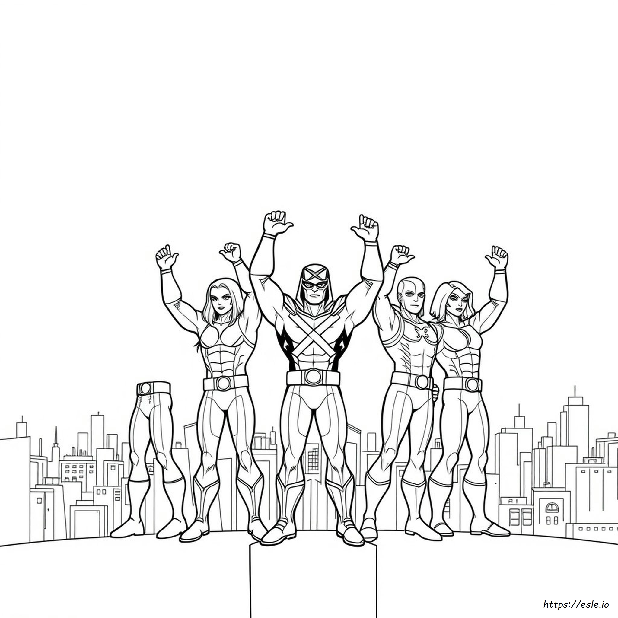 Free Printable X Men Coloring Pages