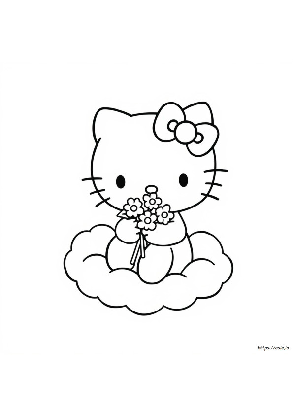 Colouring Pages Of Hello Kitty