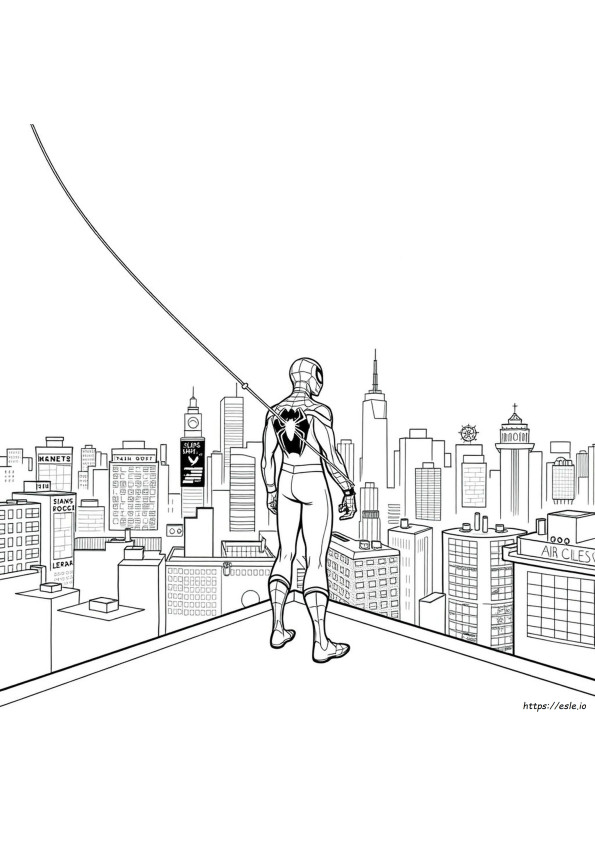 Coloring Pictures Of Spider Man