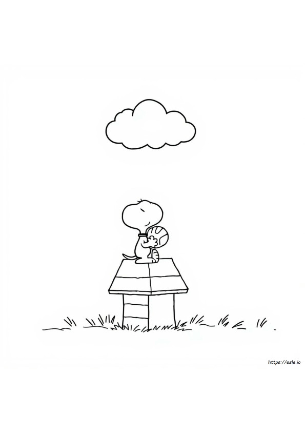 Snoopy Hond Kleurplaten