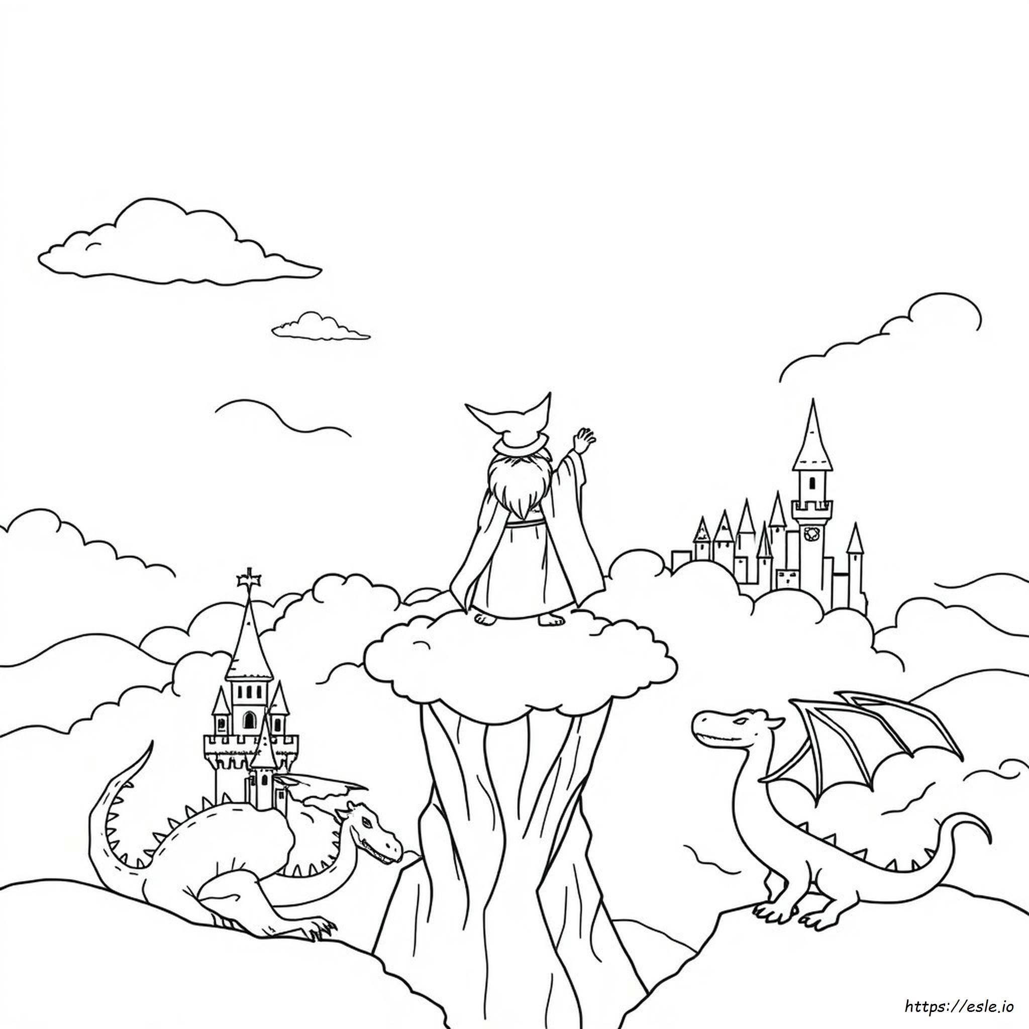 Fantasy Free Printable Grayscale Coloring Pages Free