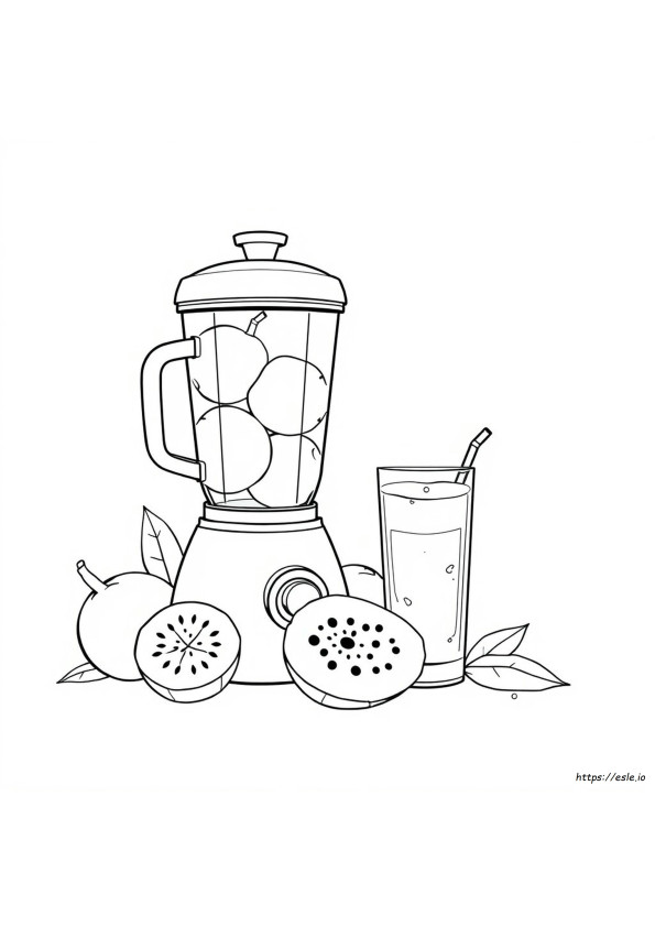Guava Juice Coloring Pages