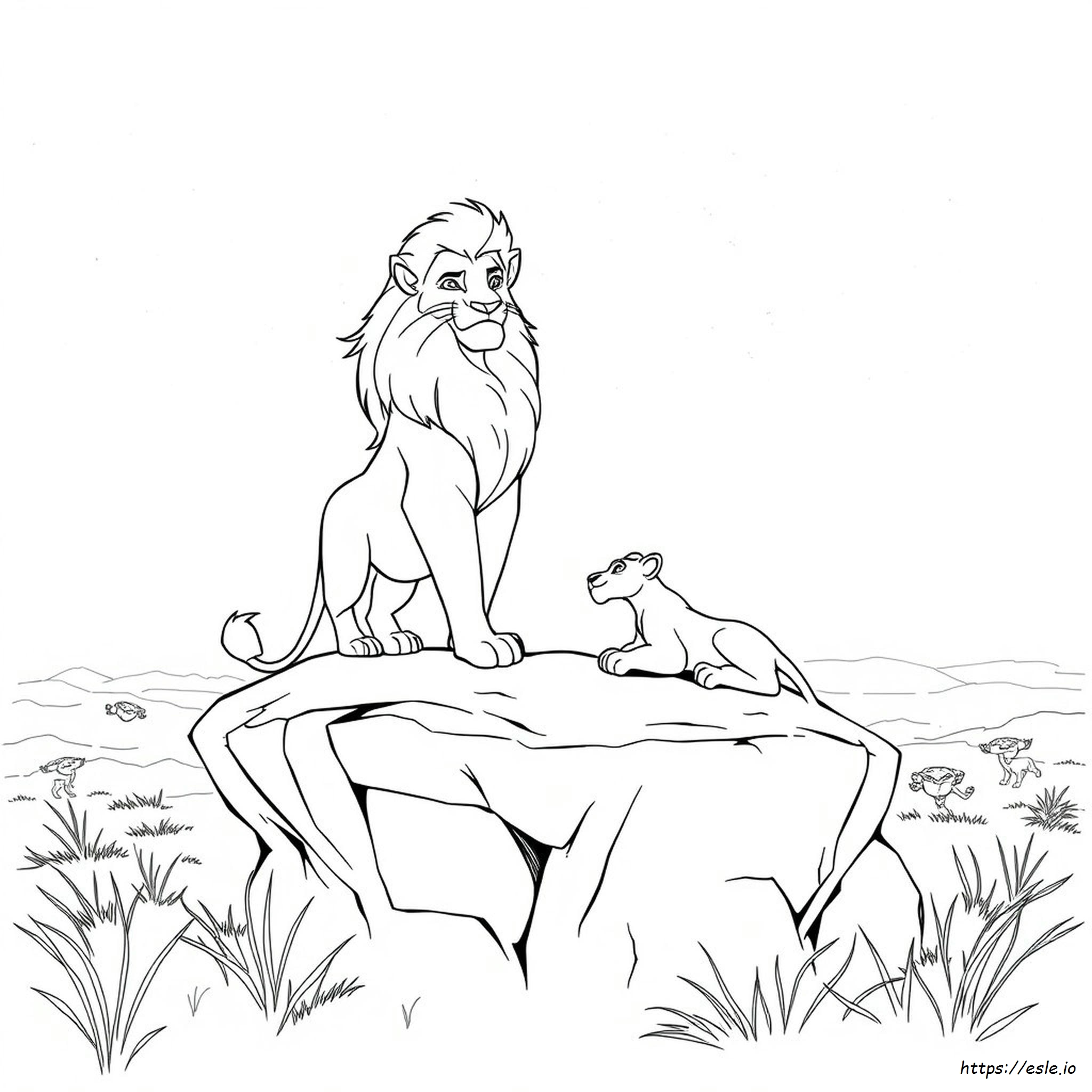Mufasa Värityskuva