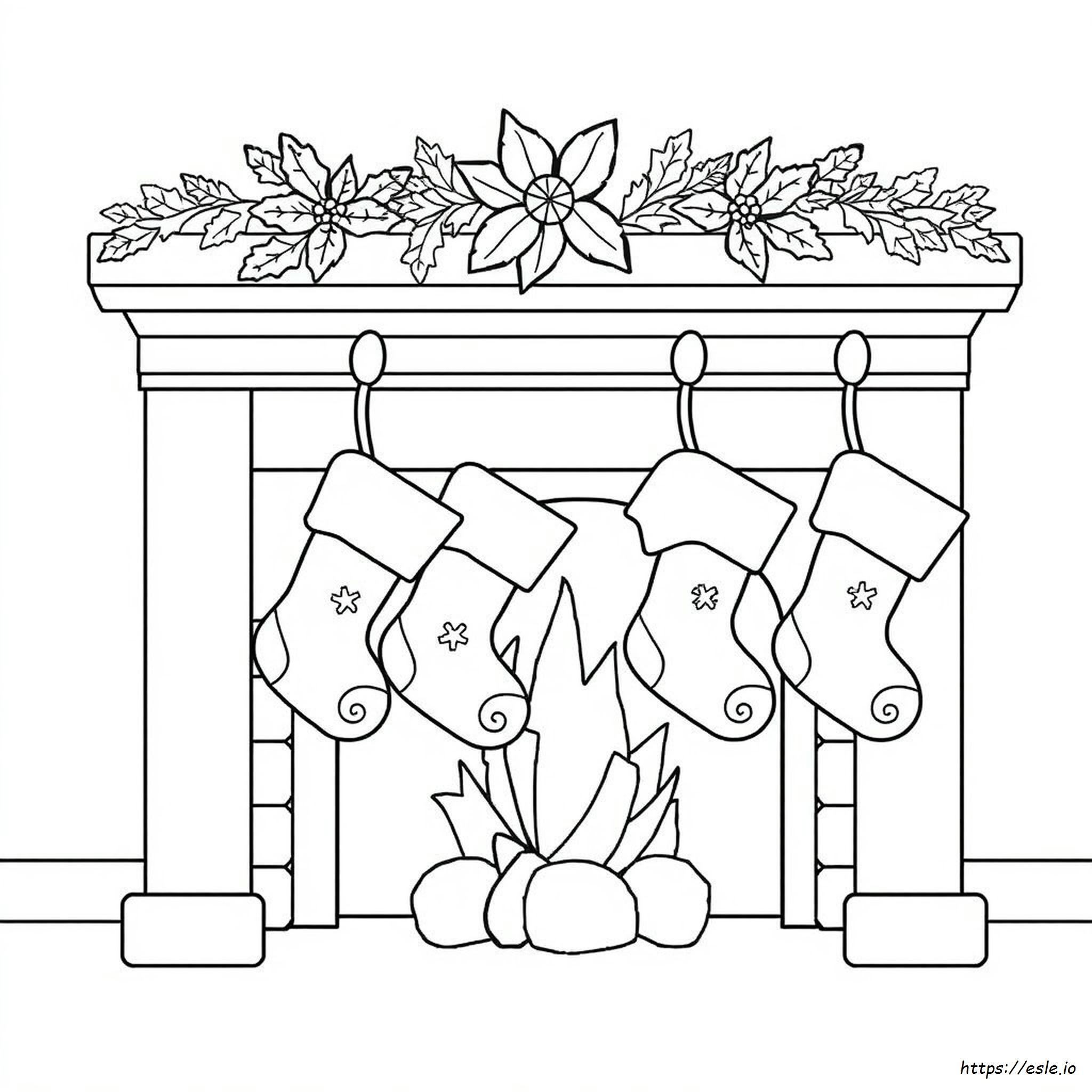 Free Coloring Pages For Christmas Stockings