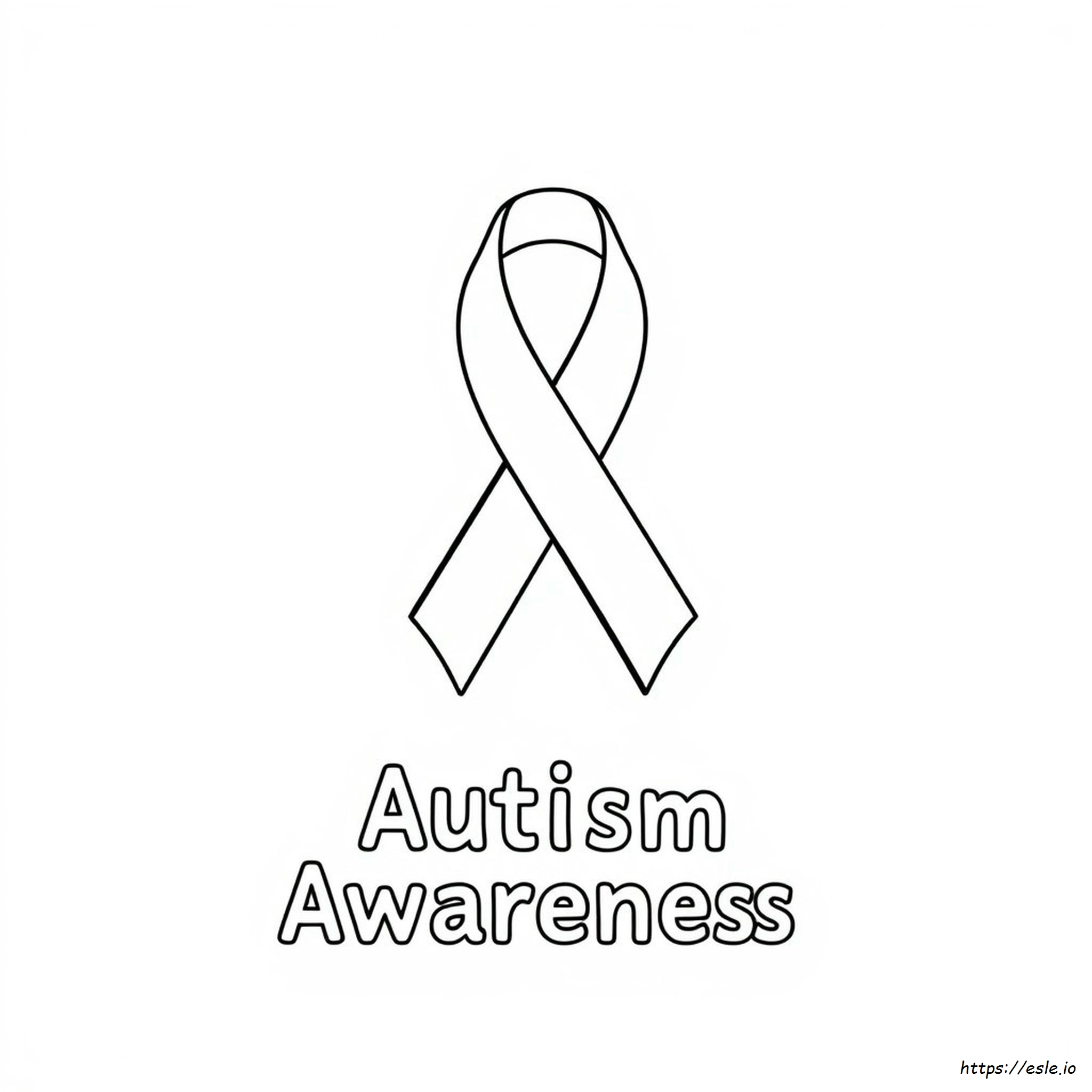 Autism Awareness Coloring Sheet