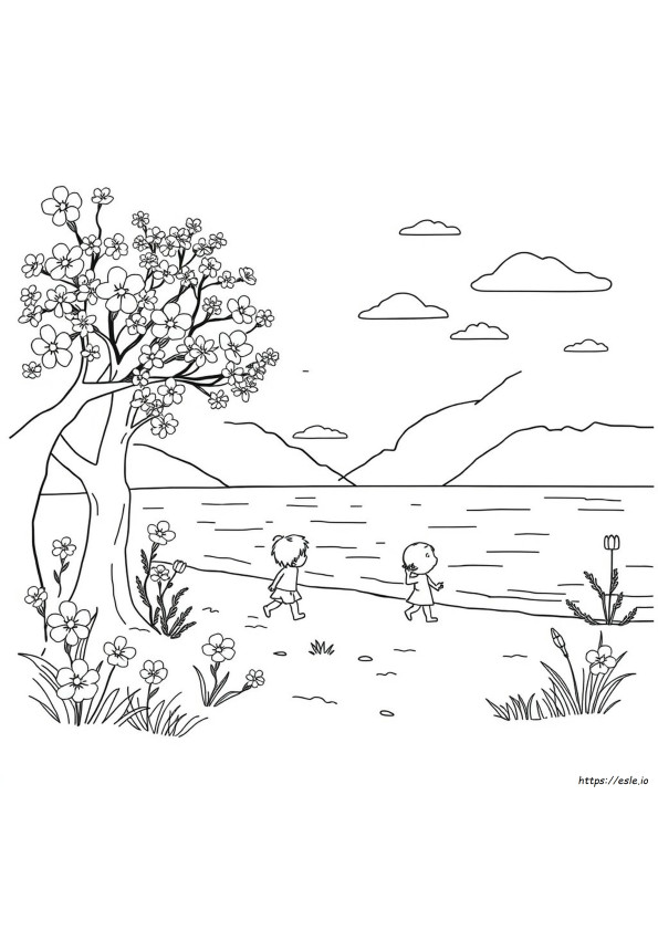 Summer Coloring Pages For Prek