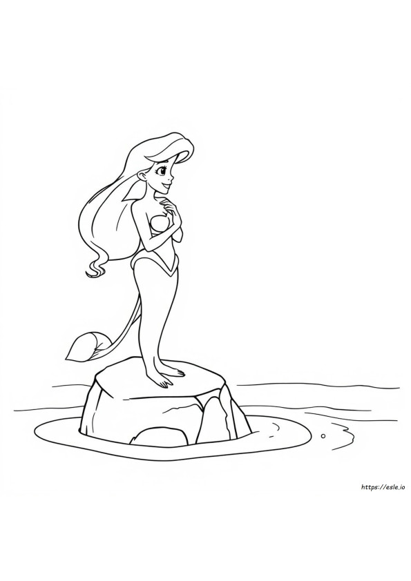 Disney Princess Ariel Coloring Pages Free