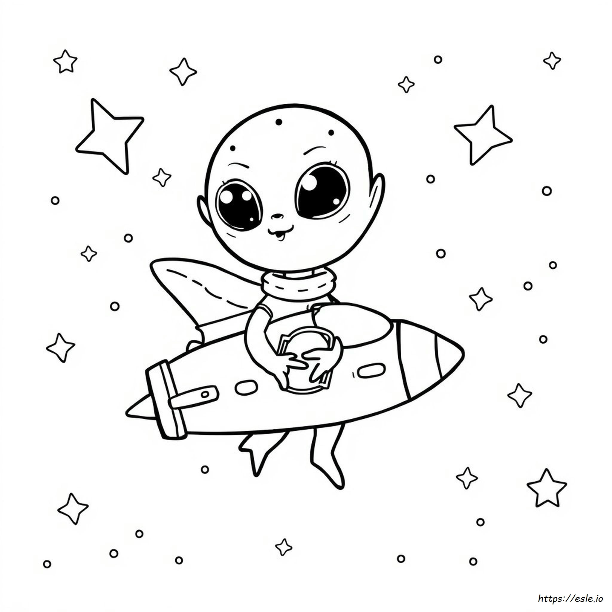 Fun Coloring Space Cute Space Coloring Pages