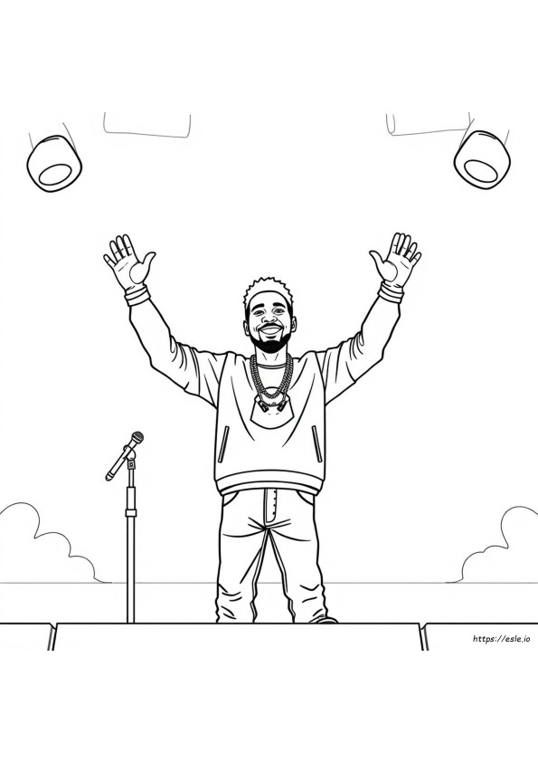 Fetty Wap Para Colorir