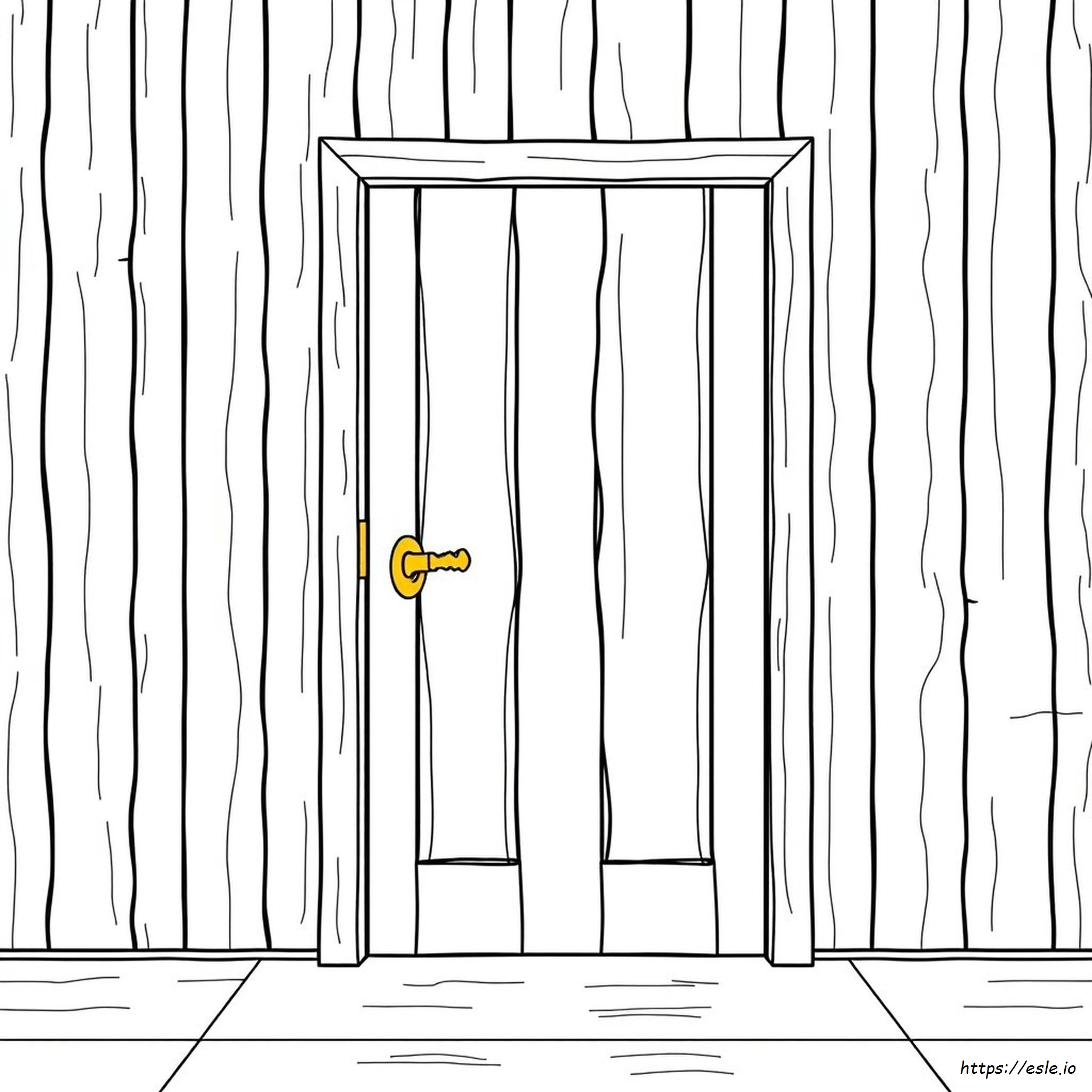 Gambar Mewarnai Pintu