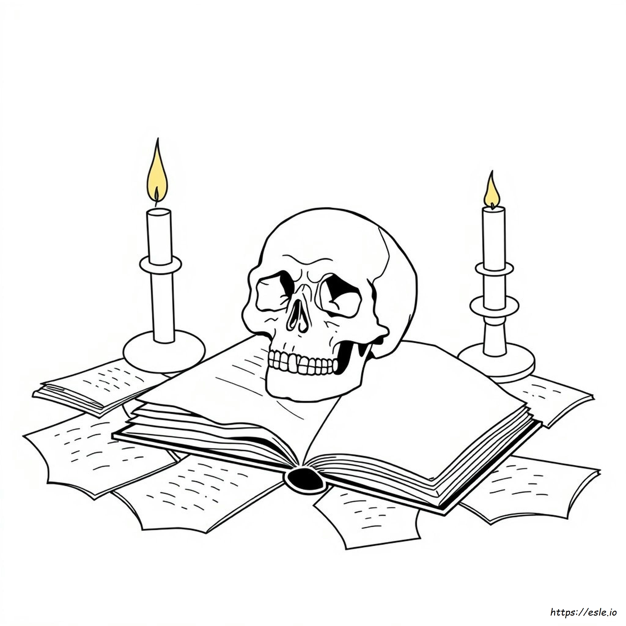 Mewarnai Tengkorak Manusia