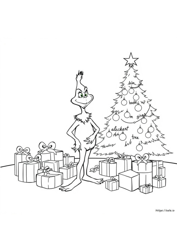 Cool Grinch Coloring Pages