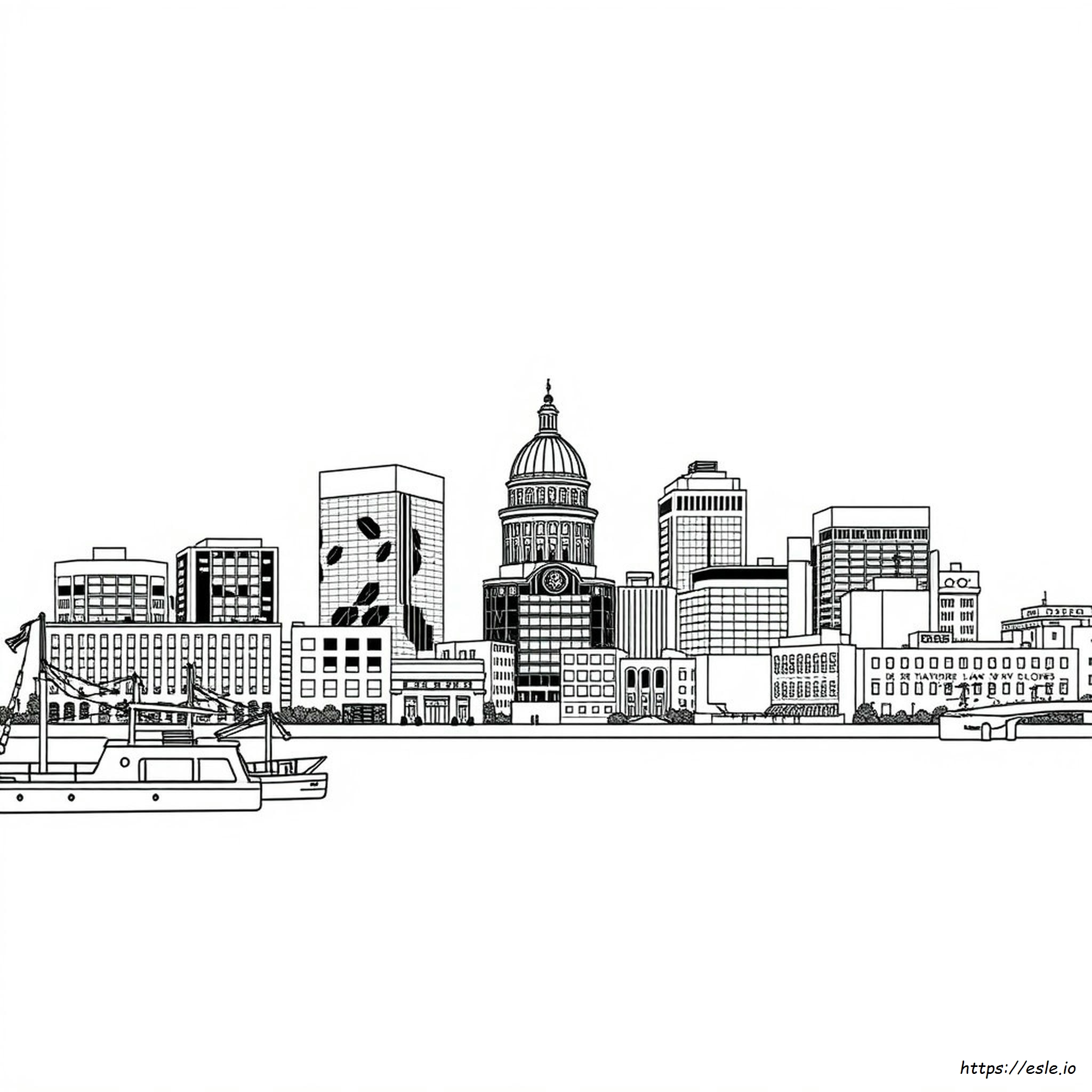 Gambar Mewarnai Baltimore untuk Anak
