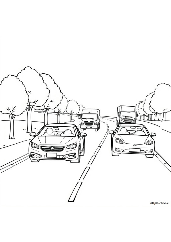 Printable Coloring Pages Of Cars And Trucks