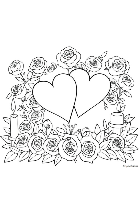 Valentines Adult Coloring Pages