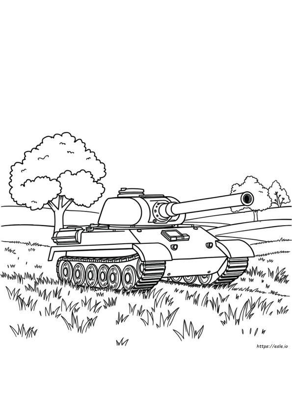 Carro Armato Da Colorare