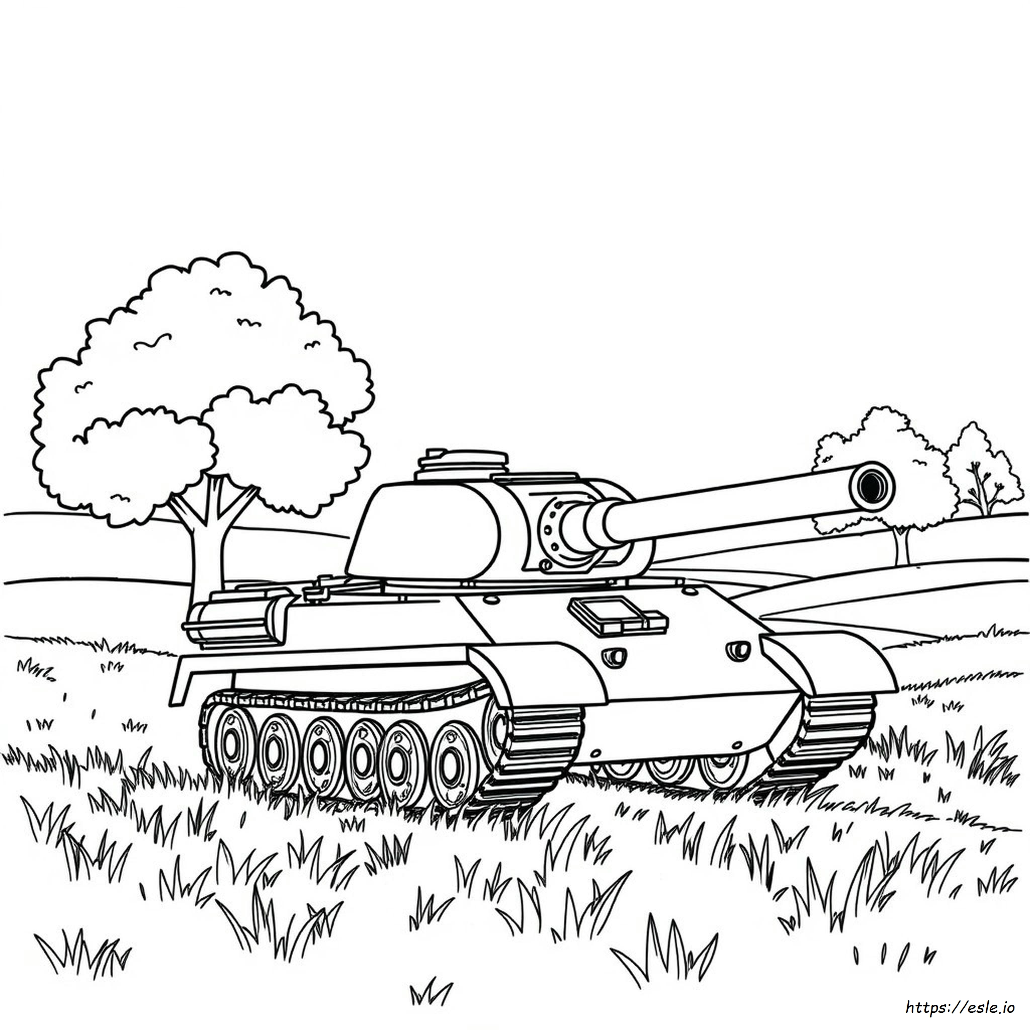 Carro Armato Da Colorare