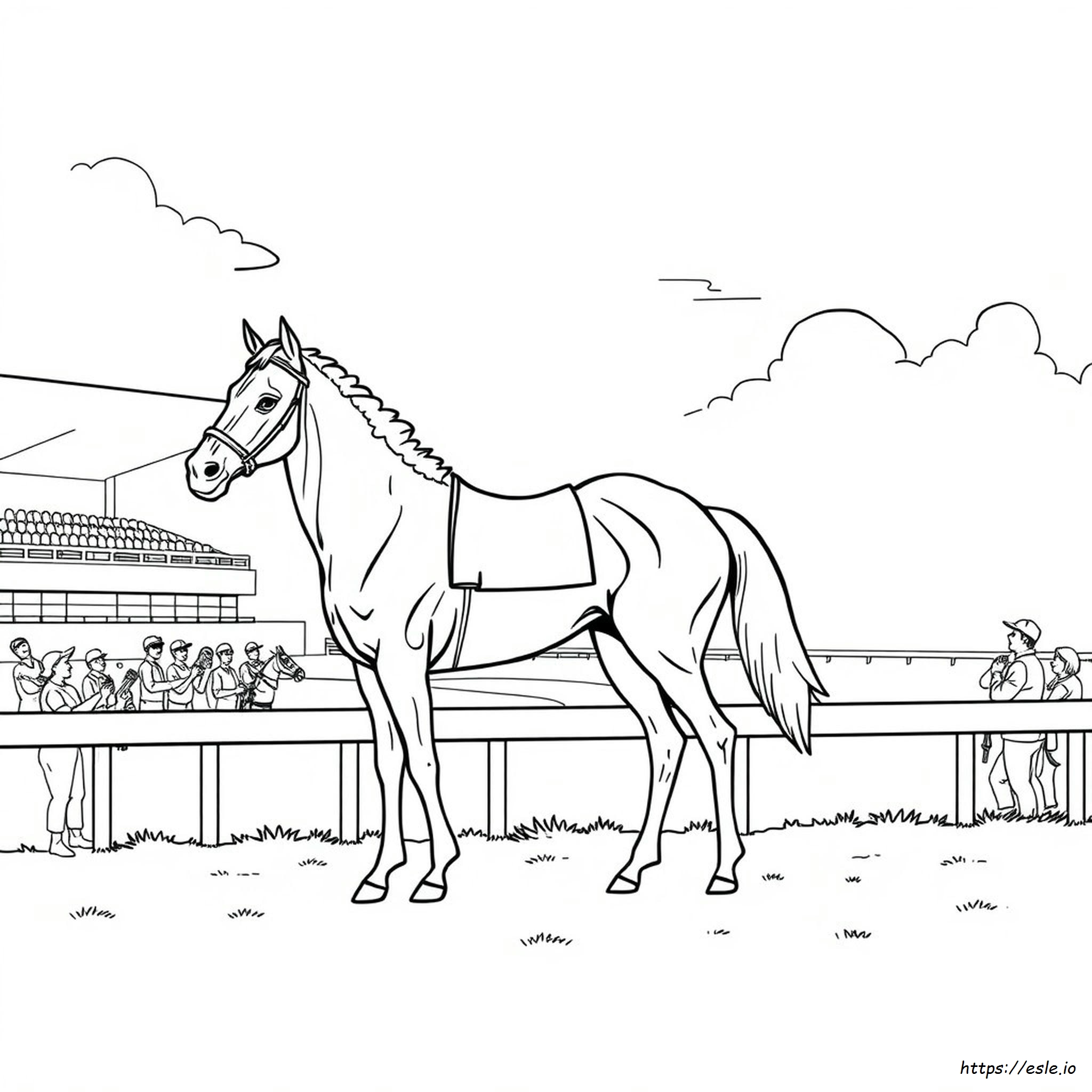 Secretariat Coloring Page