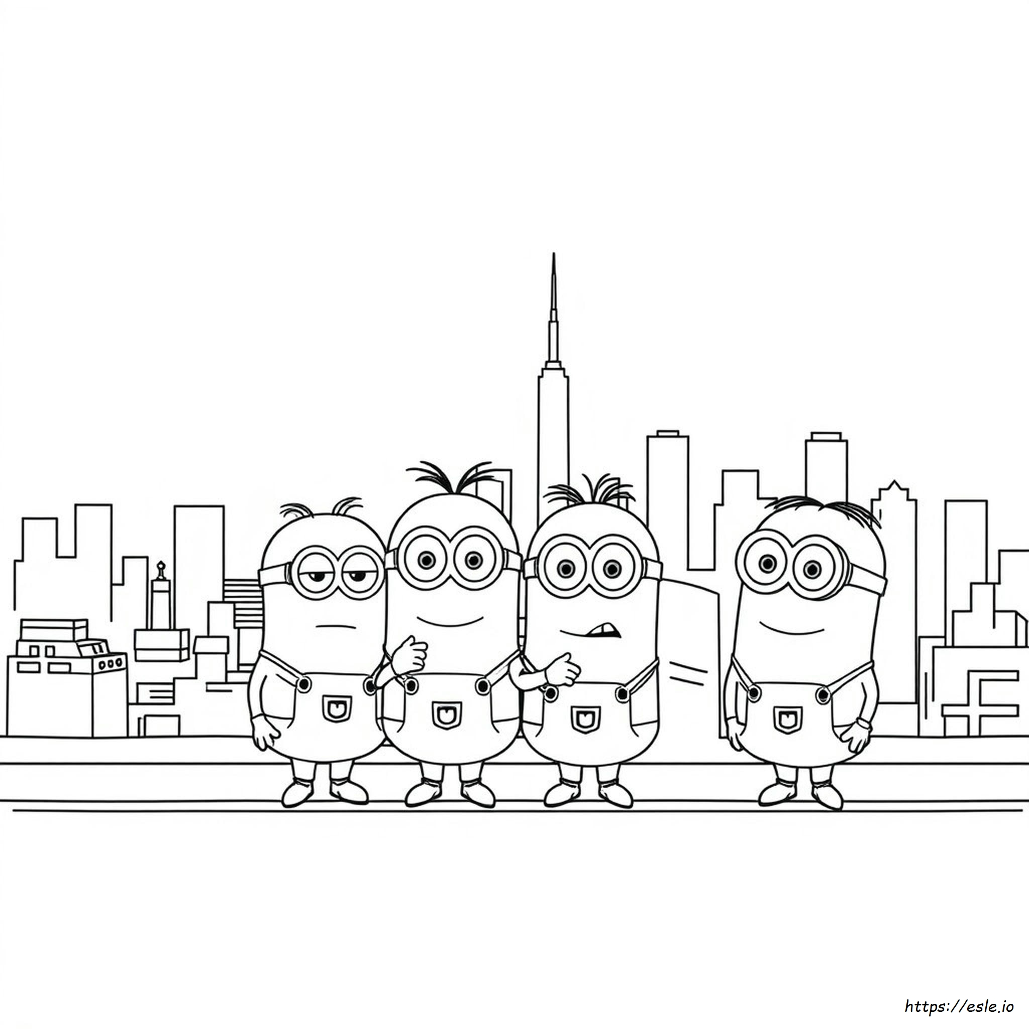 Despicable Me Four Coloring Pages