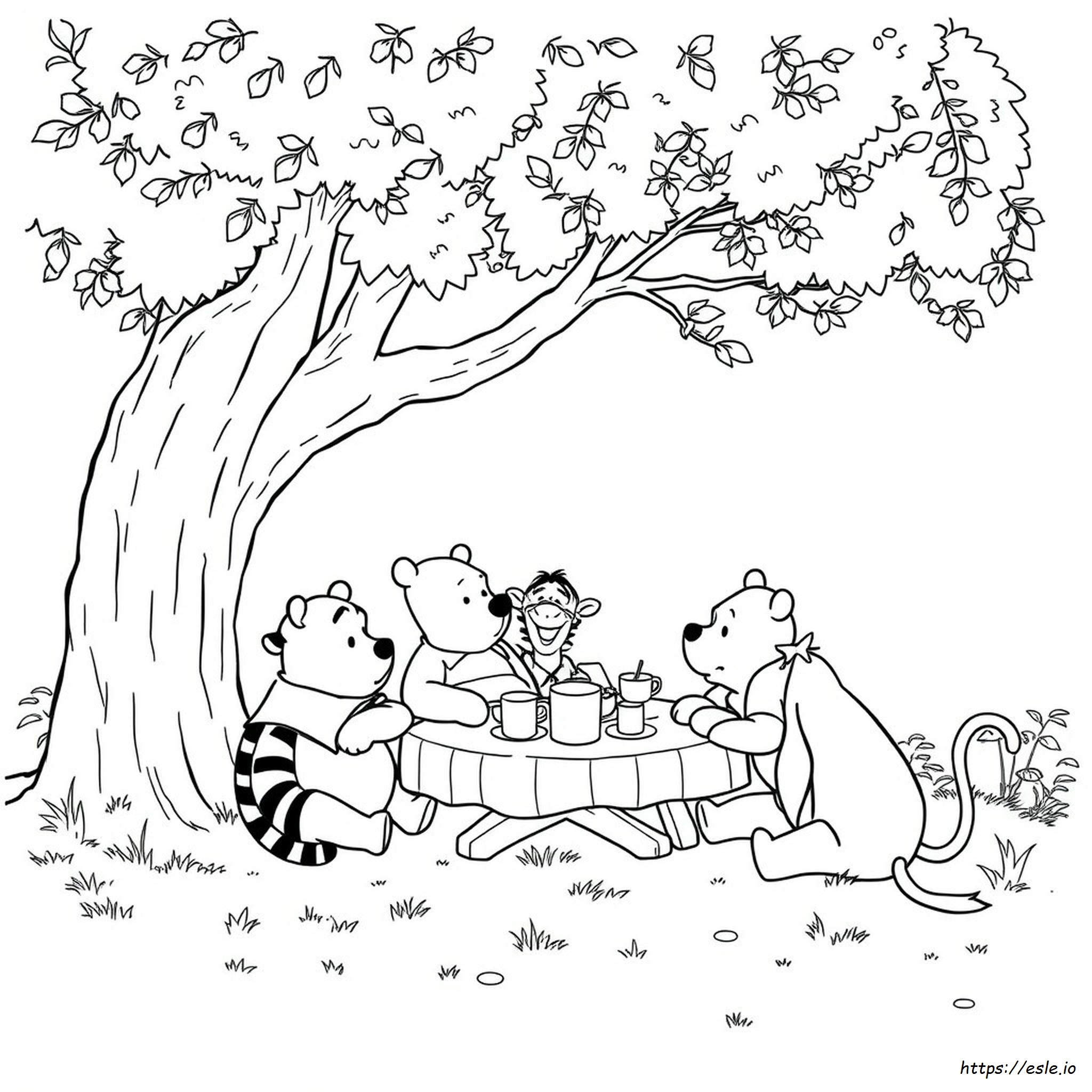 Winnie Puuh Ausmalbilder Winnie Puuh Charaktere Zeichnungen Alle Zusammen