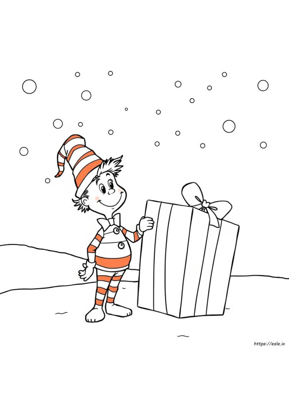 Cindy Lou Who Colouring Pages
