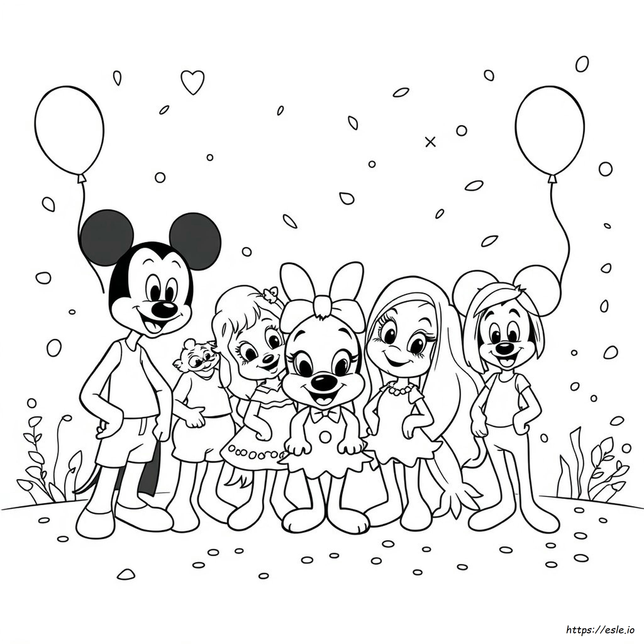 Cute Disney Colouring Pages