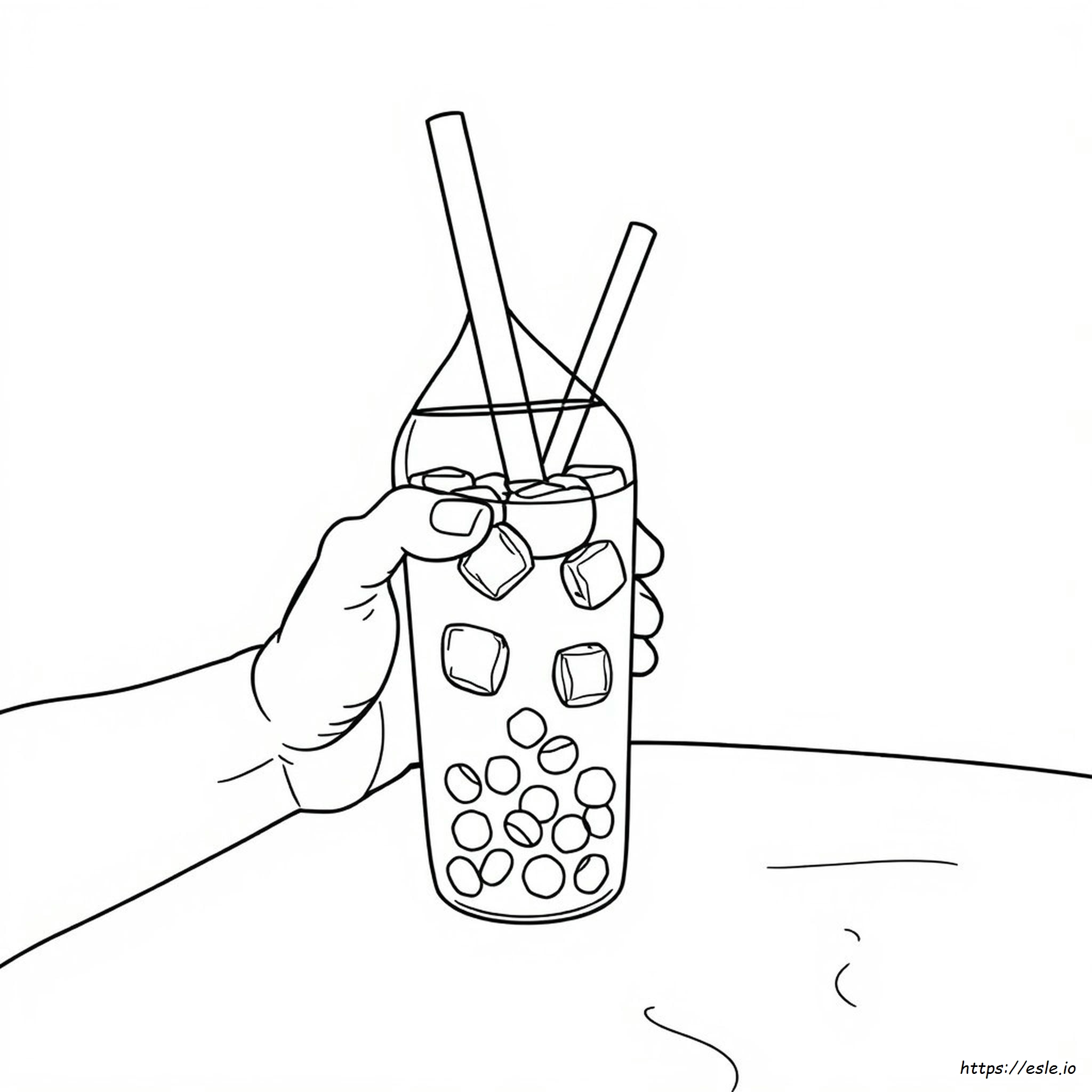 Boba Tea Coloring Pages