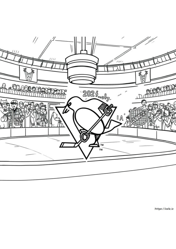 Pittsburgh Penguins Coloring Pages Free