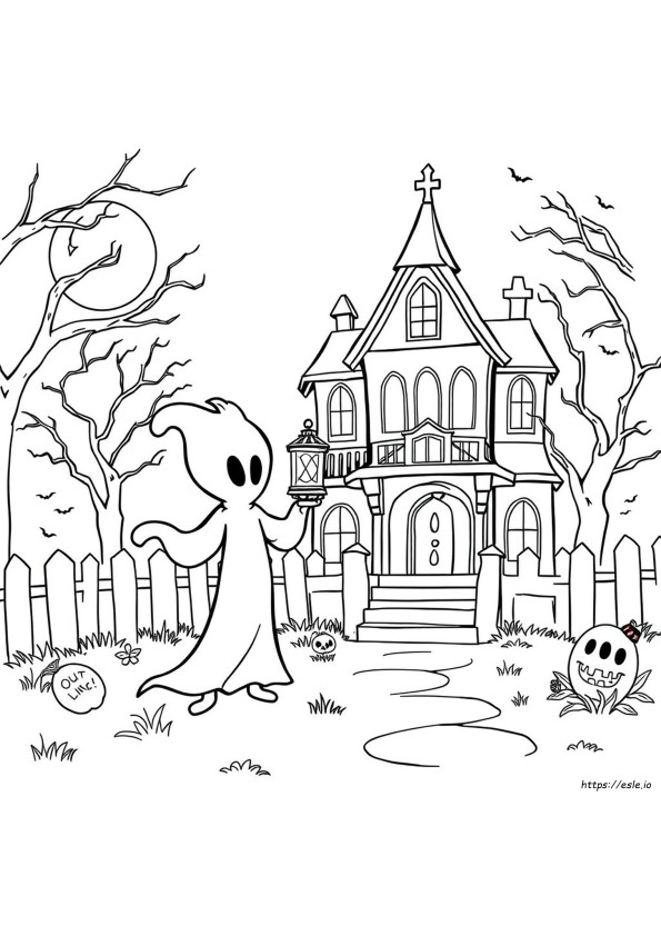 Spirit Halloween Coloring Pages