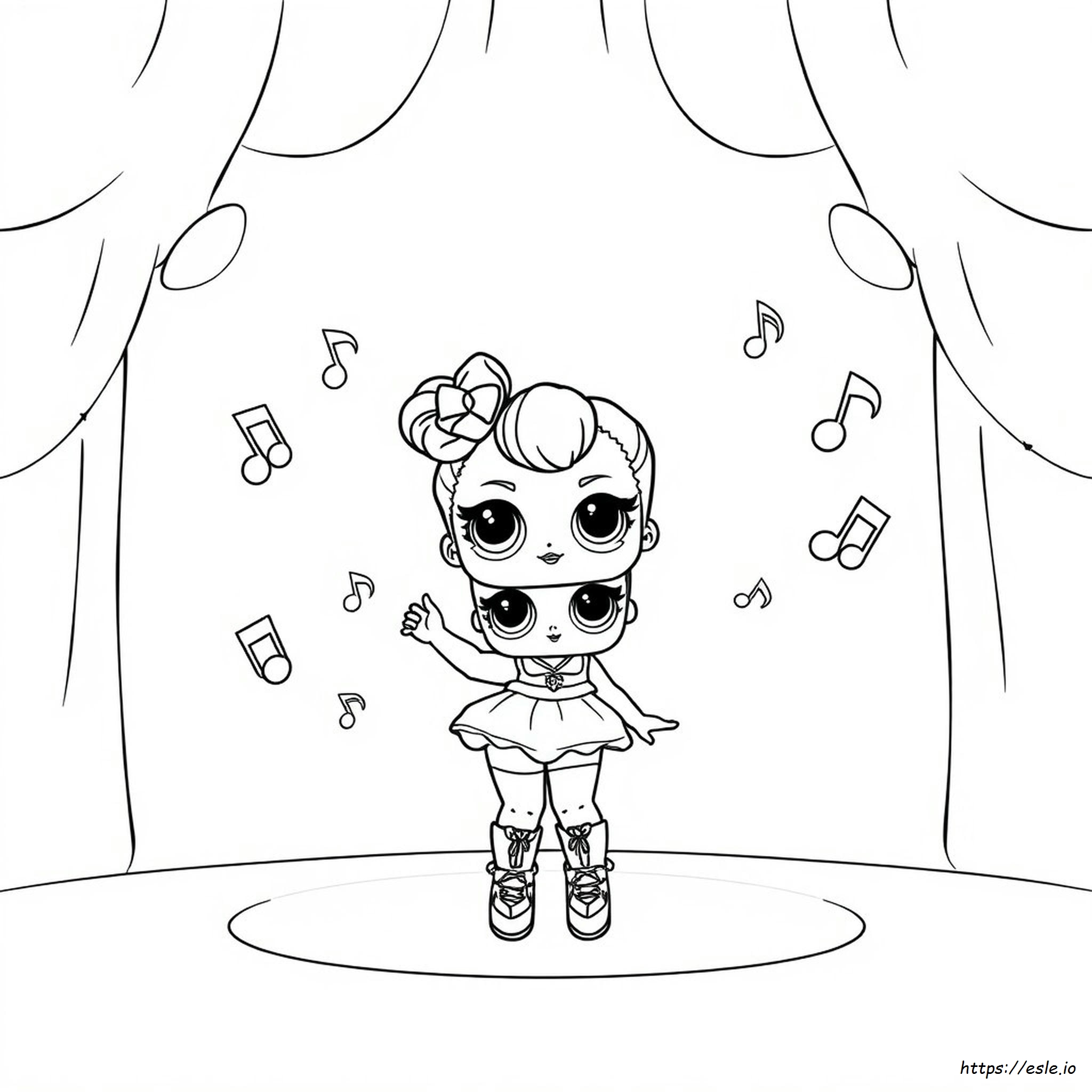 Lol Lady Diva Coloring Page