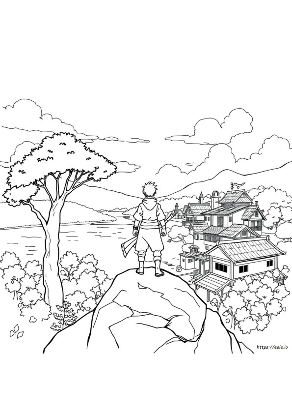 Uzumaki Coloring Pages