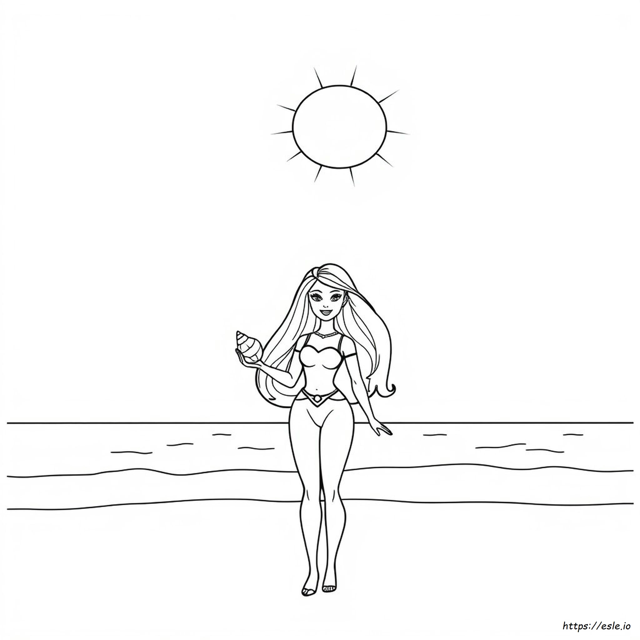 Barbie Gambar Mewarnai Online