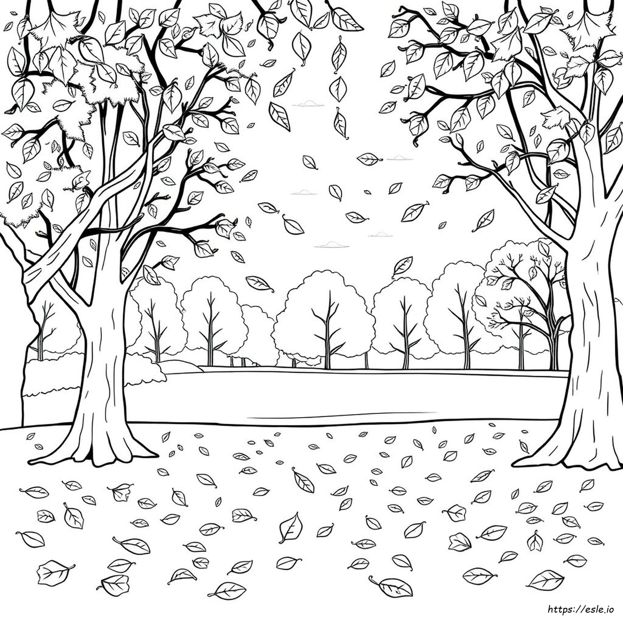 Fall November Coloring Pages
