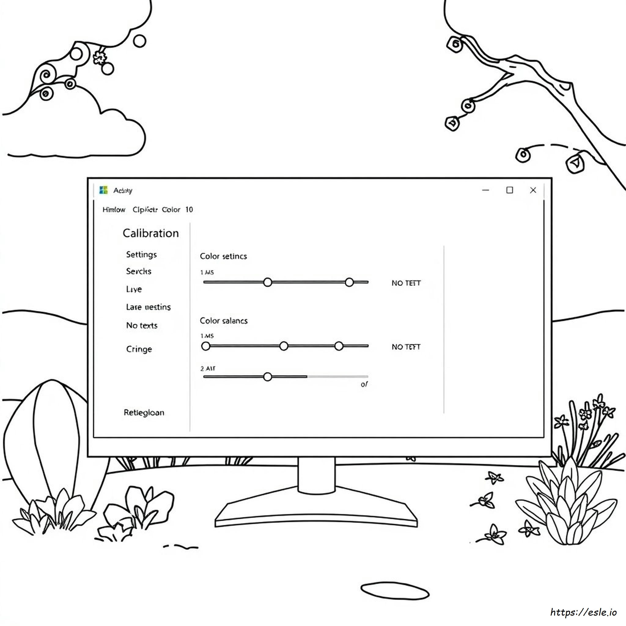 Gambar Mewarnai Kalibrasi Warna Layar Windows 10