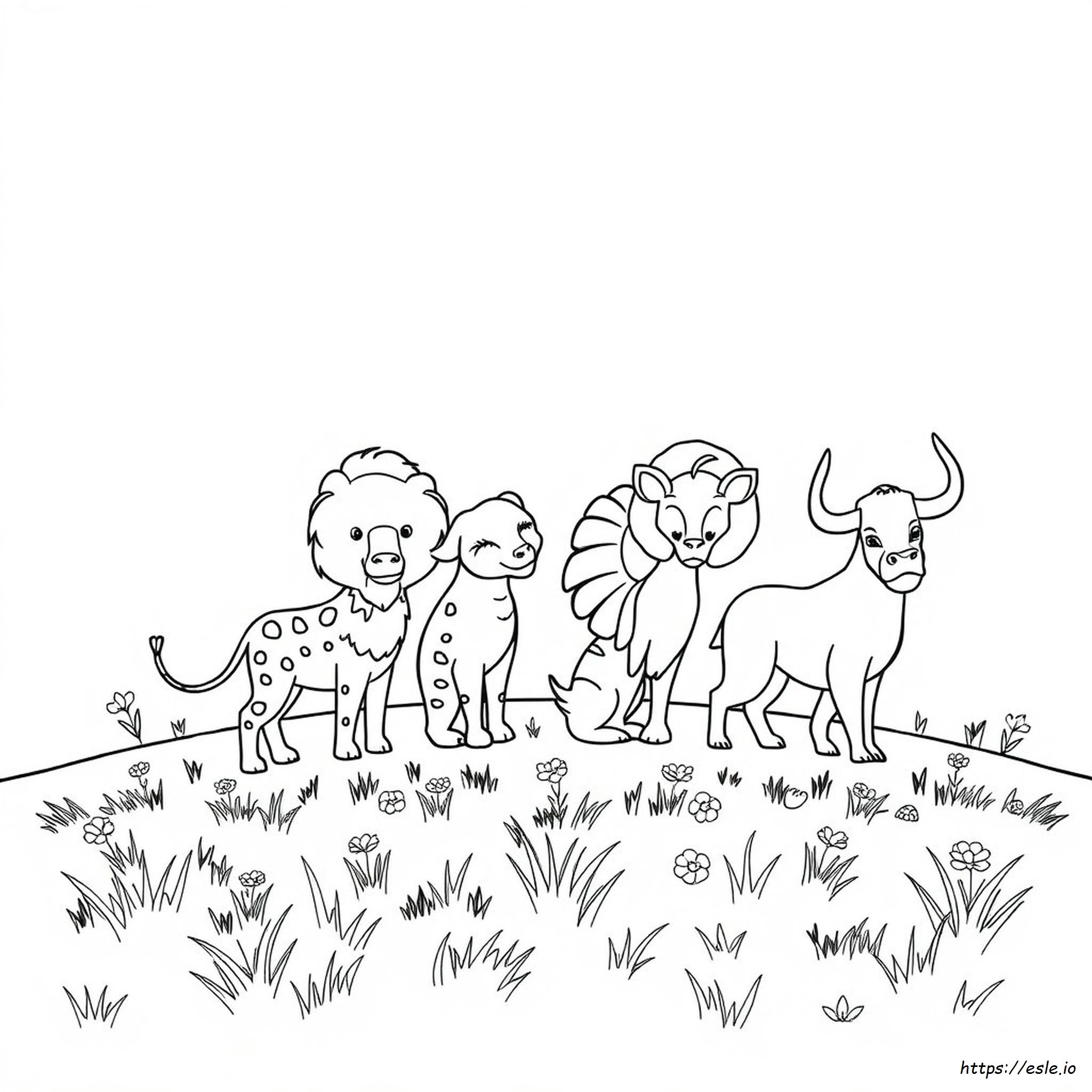 Coloriage Animorphia
