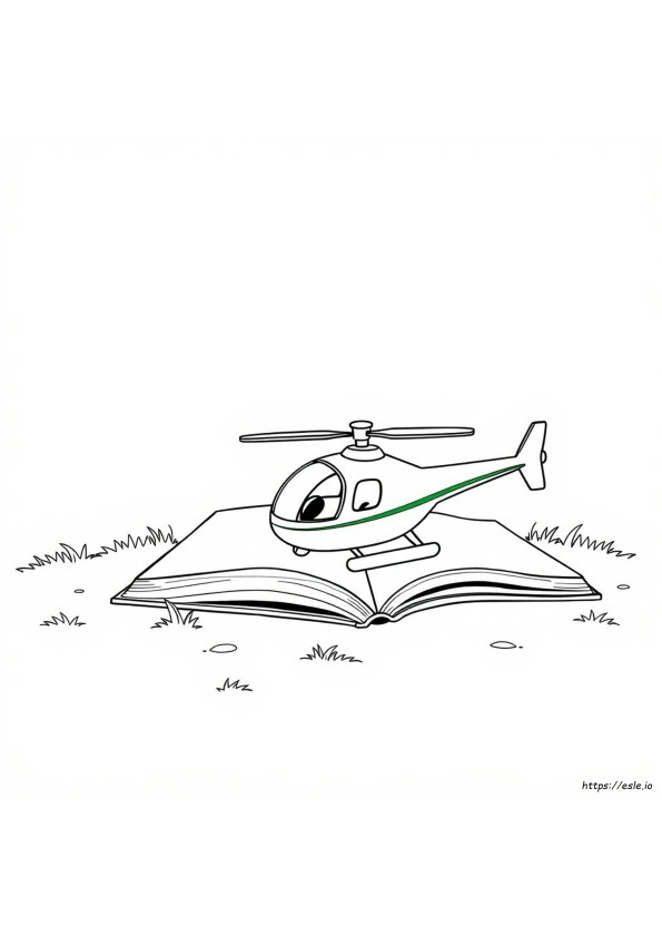 Páginas Para Colorear De Helicópteros Para Imprimir