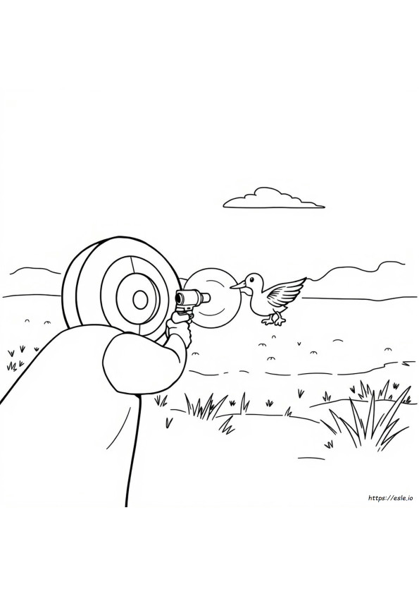 Target Coloring Sheet