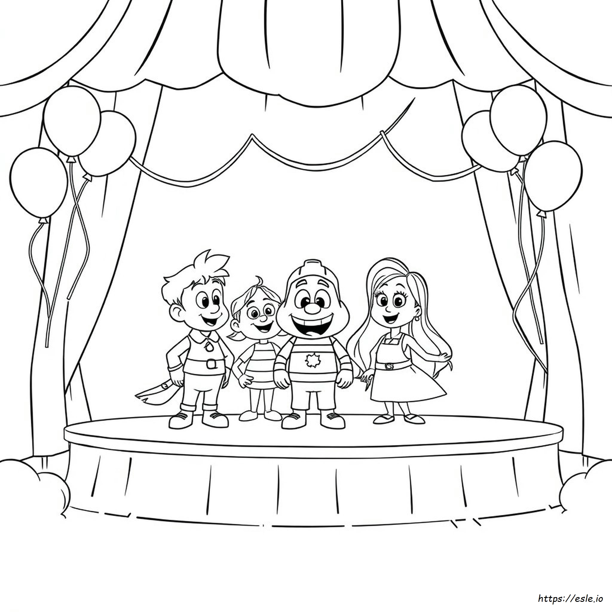 Kids Movies Coloring Pages