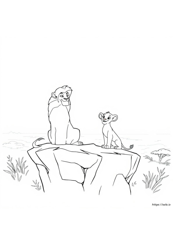 Mufasa Kleurplaat