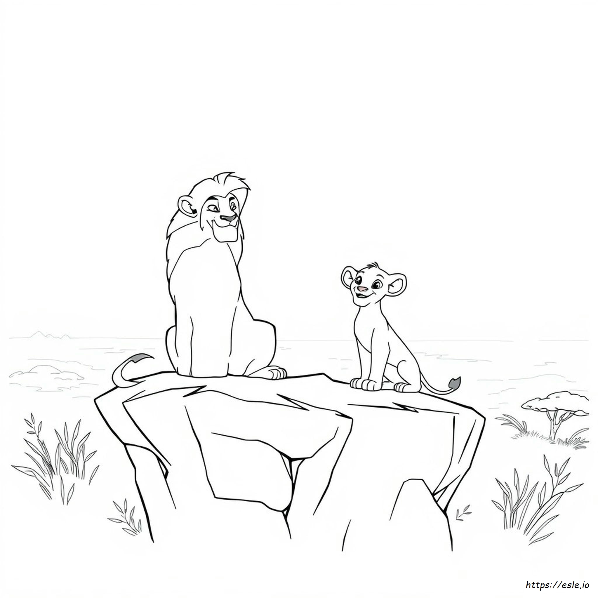 Mufasa Coloring Page