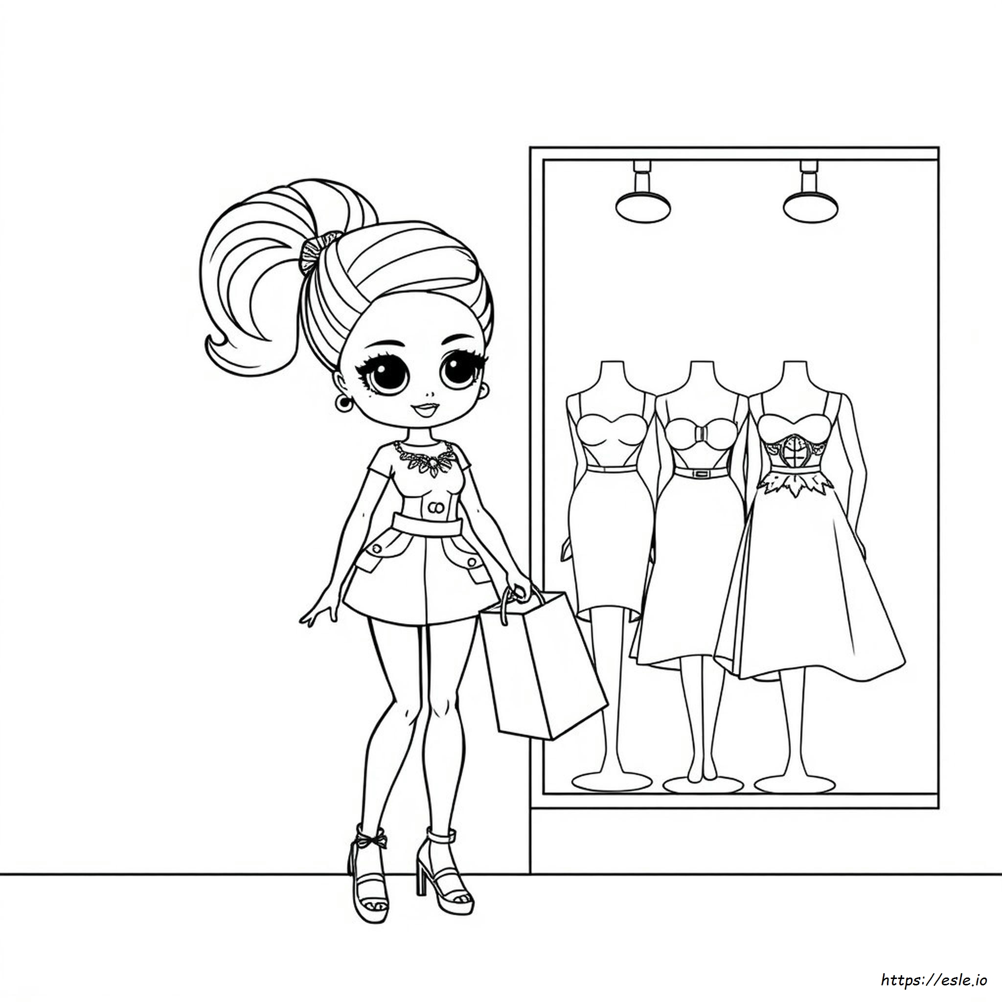Big Sister Fashion Doll Lol Coloring Pages