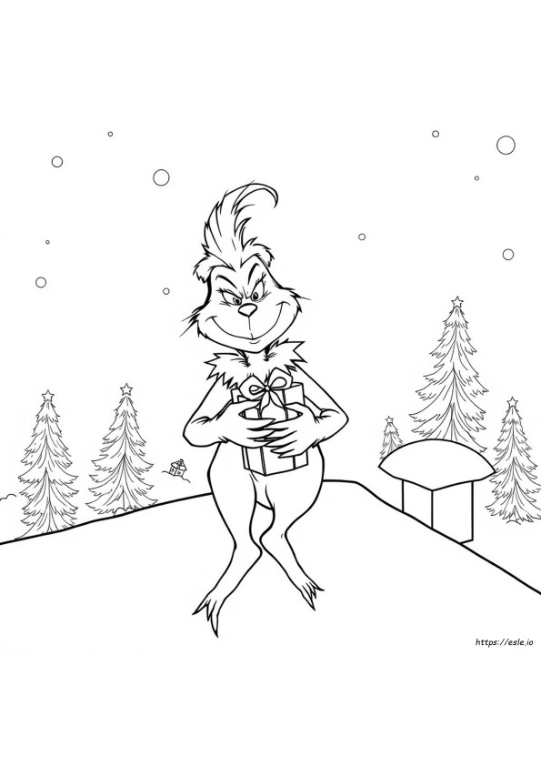 Colouring In Grinch