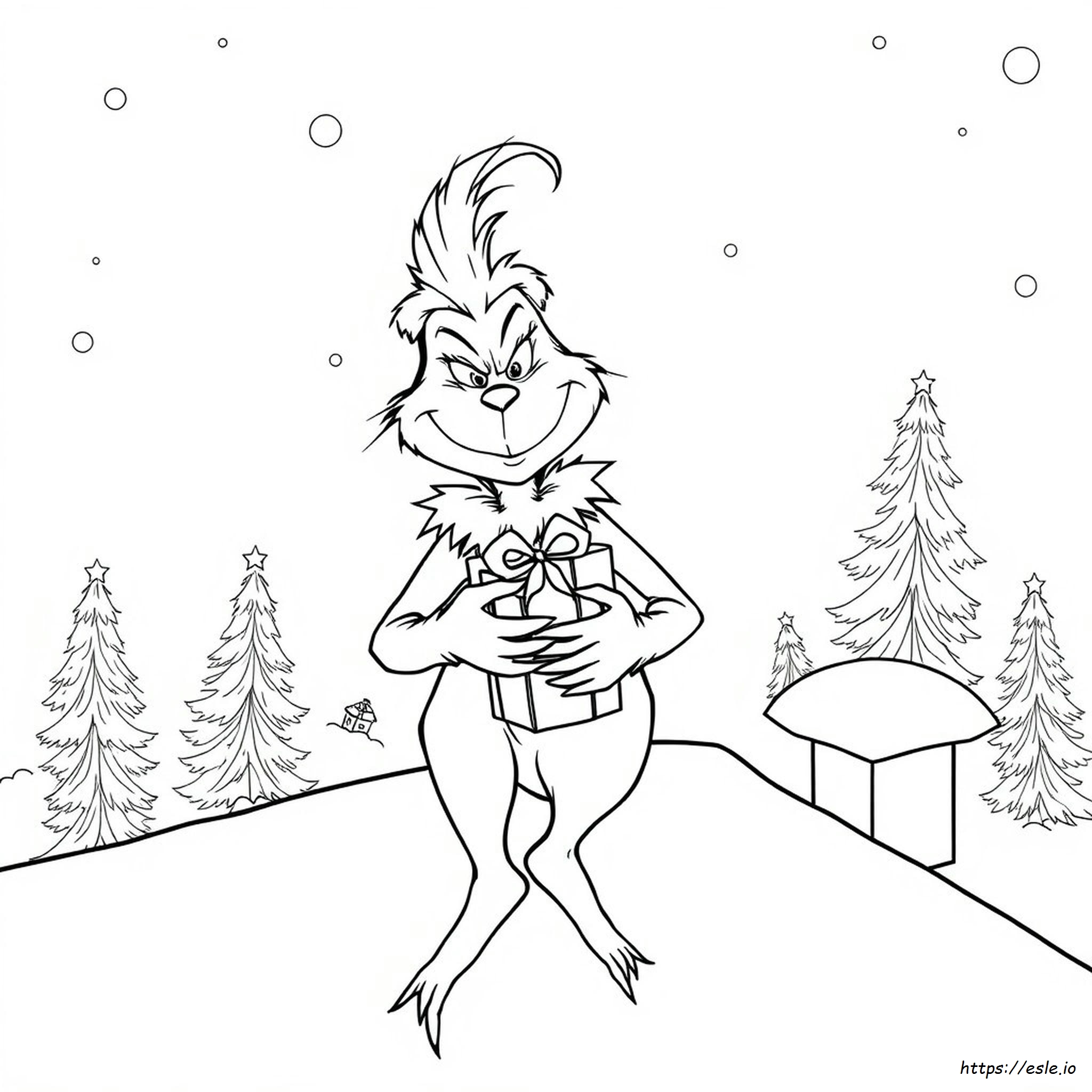 Kolorowanka Grinch