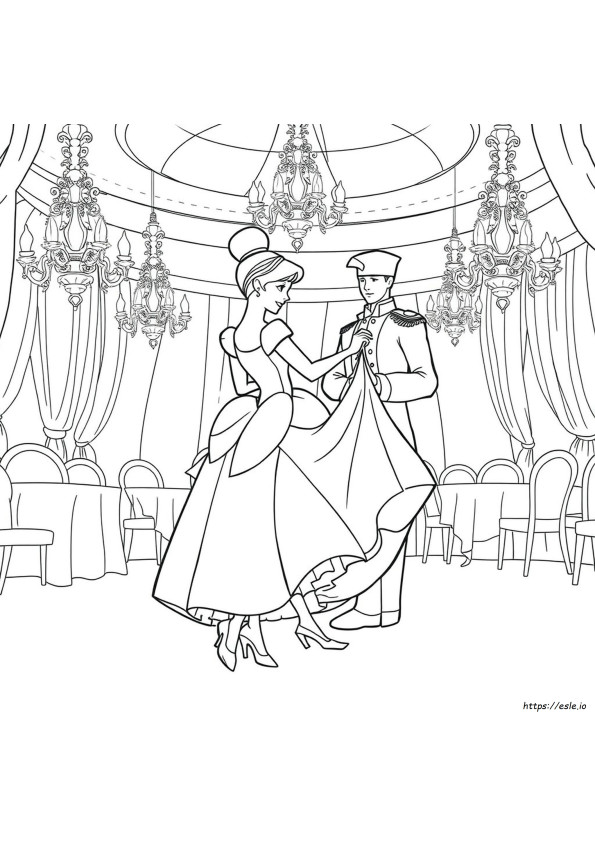 Cinderela 3 Desenhos Para Colorir